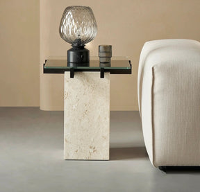 Lampe de Table Moderne en Verre - Abat-jour Élégant et Lumière Ambiante