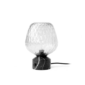 Lampe de Table Moderne en Verre - Abat-jour Élégant et Lumière Ambiante