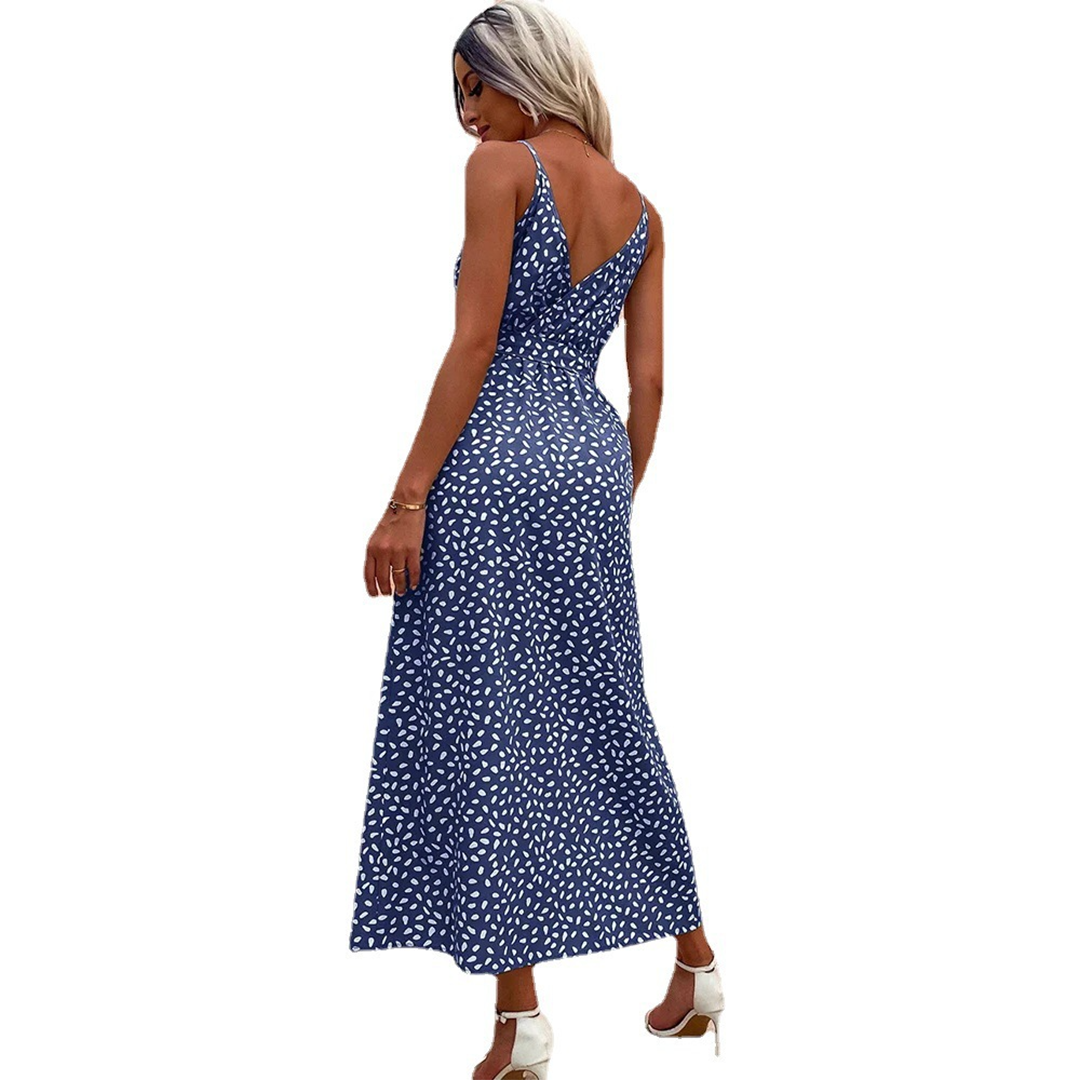 Robe Maxi Plage Femme - Col V Flatteur et Tissu Léger