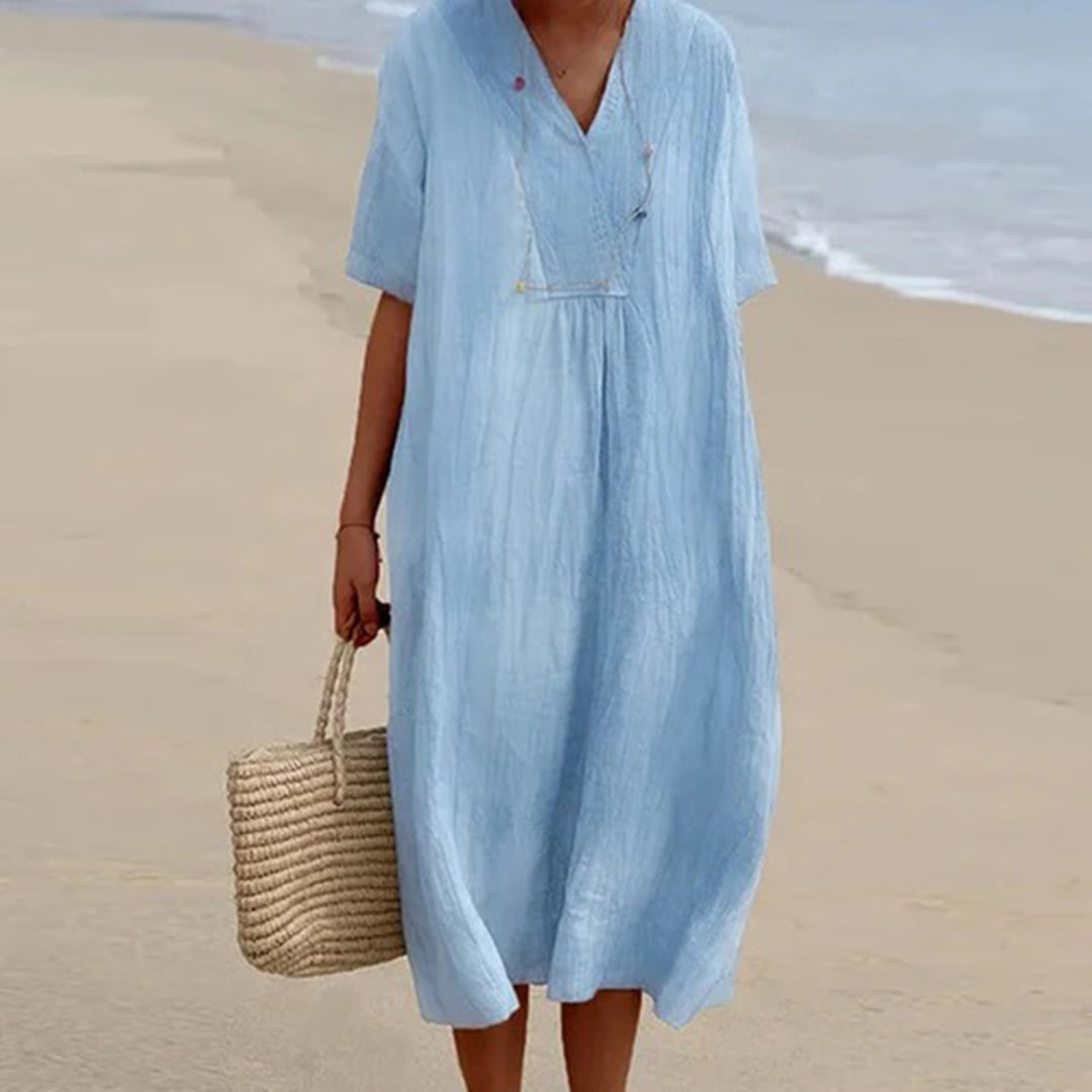 Robe d'été Légère pour Femmes - Coupe Ample et Couleurs Vibrantes