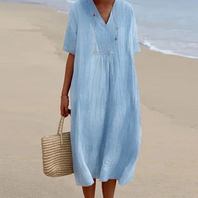 Robe d'été Légère pour Femmes - Coupe Ample et Couleurs Vibrantes