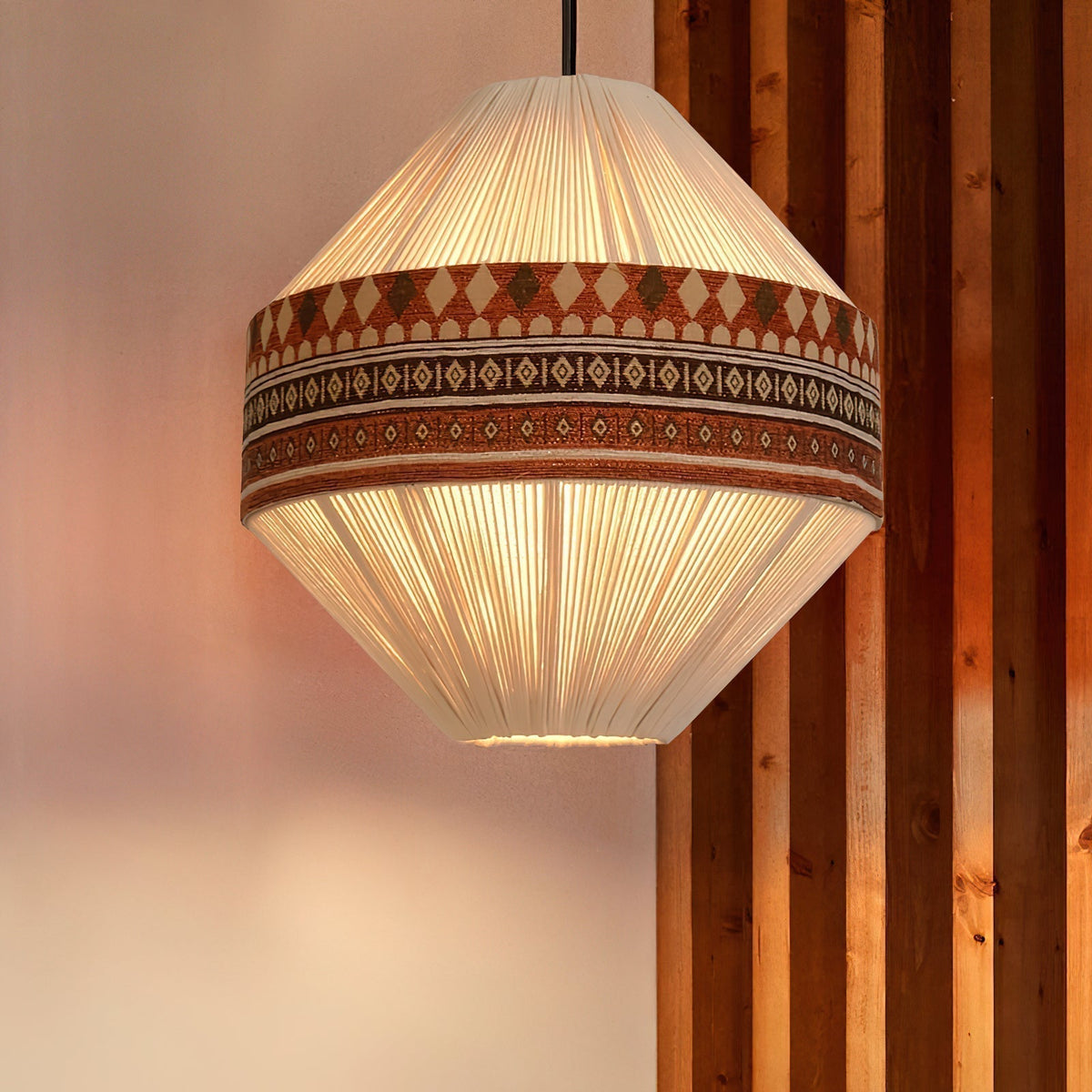 Lampe Pendante Bohémienne - Franges Élégantes et Ambiance Chaleureuse