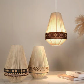 Lampe Pendante Bohémienne - Franges Élégantes et Ambiance Chaleureuse