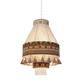 Lampe Pendante Bohémienne - Franges Élégantes et Ambiance Chaleureuse