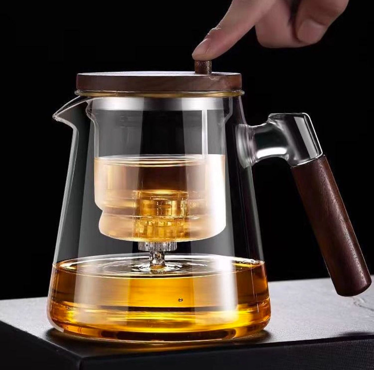 Théière en Verre Borosilicate - Résistante à la Chaleur et Élégante