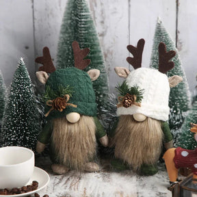 Décoration de Fenêtre en Velours - Charmante Ornementation de Noël Luxe