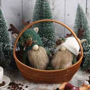 Décoration de Fenêtre en Velours - Charmante Ornementation de Noël Luxe