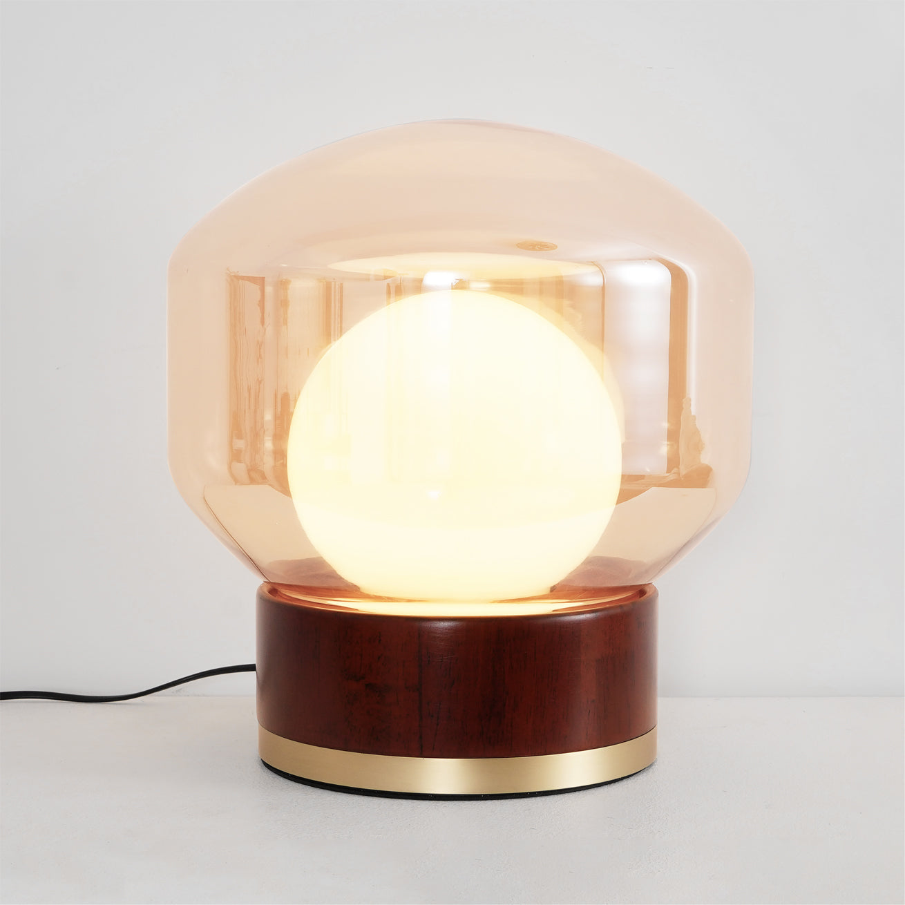 Lampe de Table Géométrique - Lumière Chaude et Accueillante