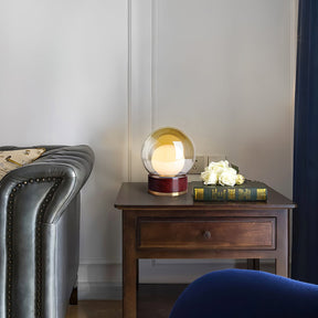 Lampe de Table Géométrique - Lumière Chaude et Accueillante