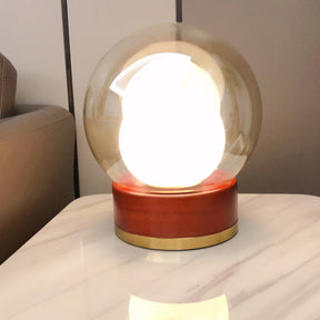 Lampe de Table Géométrique - Lumière Chaude et Accueillante