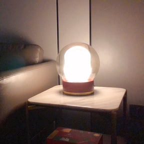 Lampe de Table Géométrique - Lumière Chaude et Accueillante