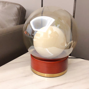 Lampe de Table Géométrique - Lumière Chaude et Accueillante