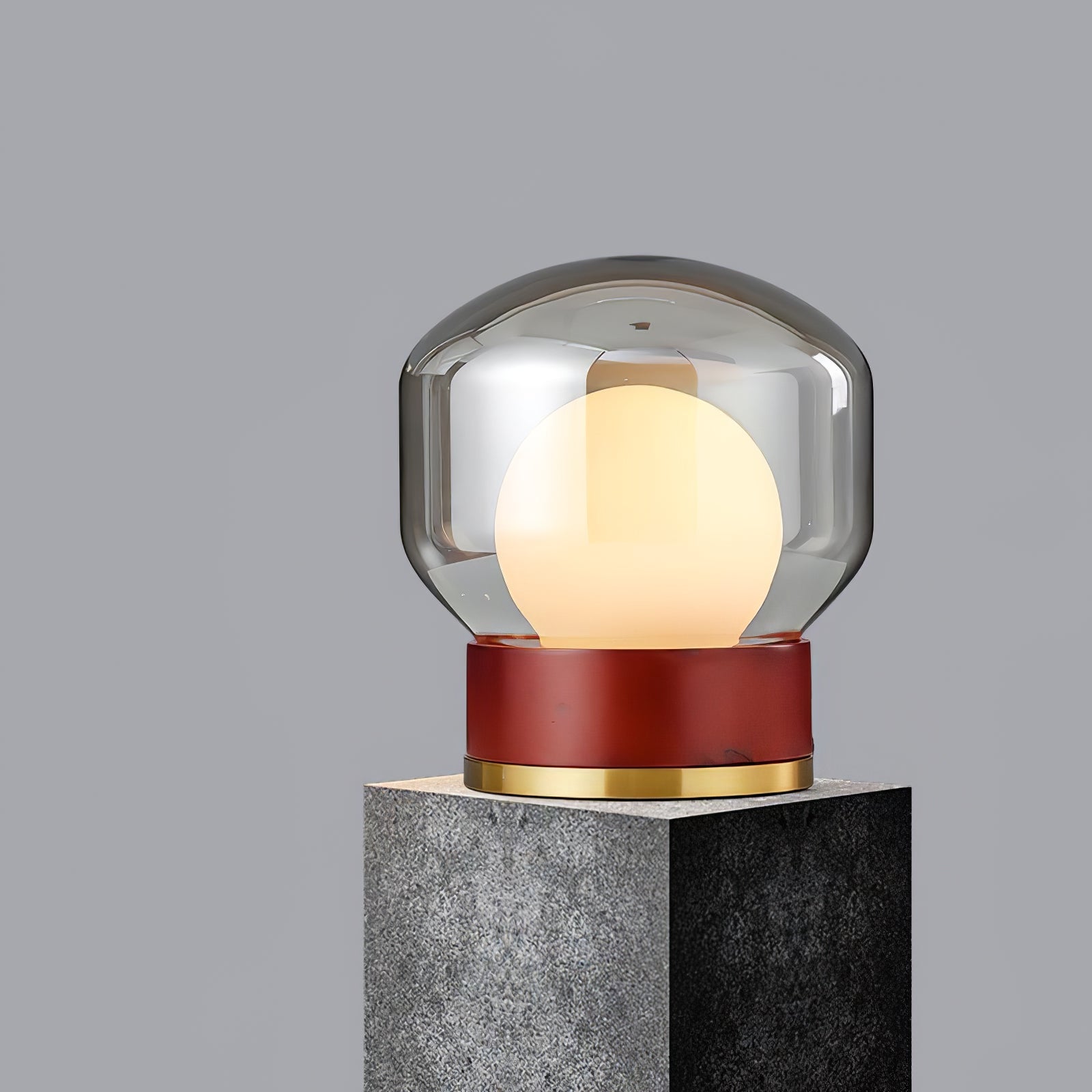 Lampe de Table Géométrique - Lumière Chaude et Accueillante