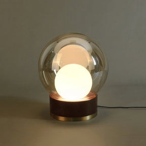 Lampe de Table Géométrique - Lumière Chaude et Accueillante