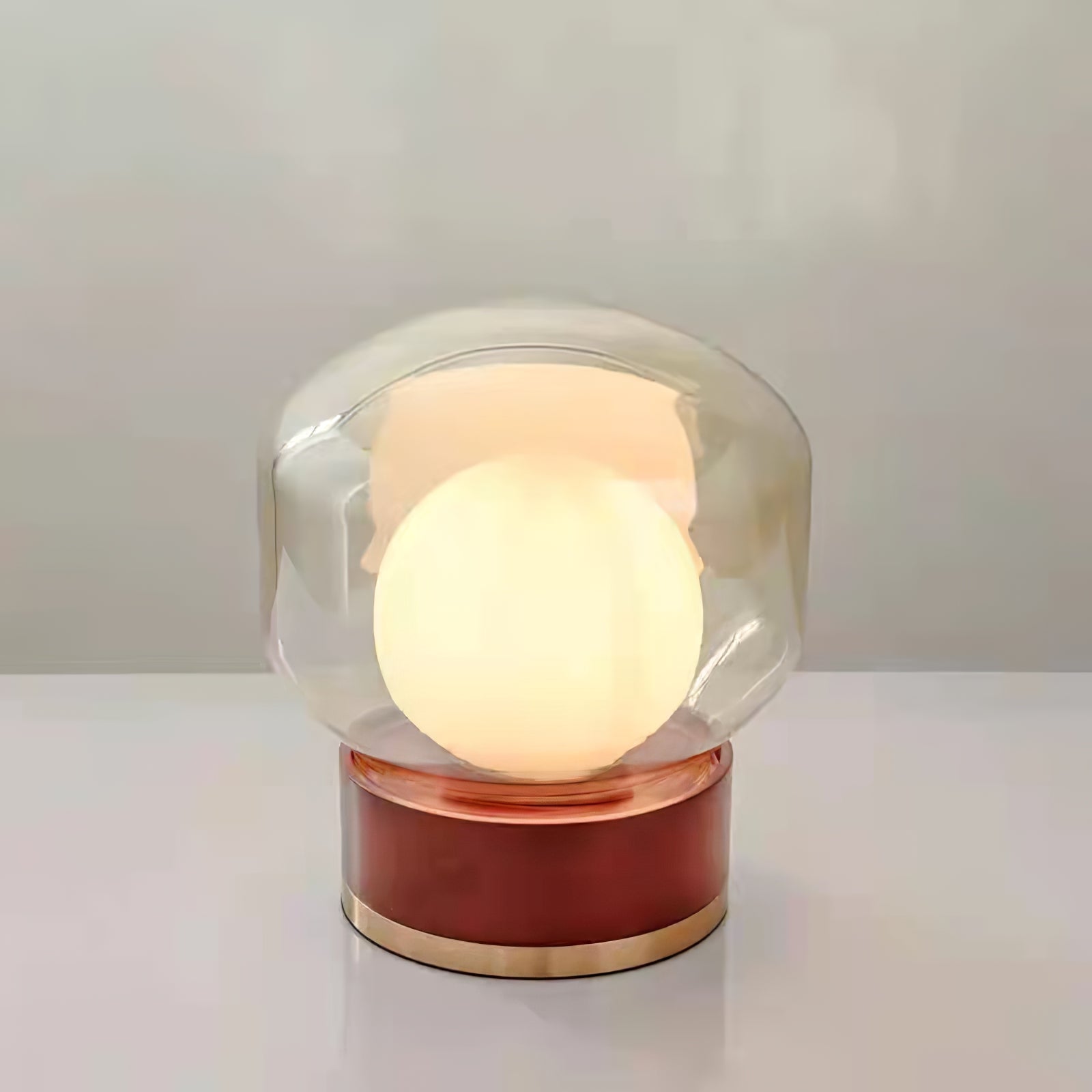 Lampe de Table Géométrique - Lumière Chaude et Accueillante