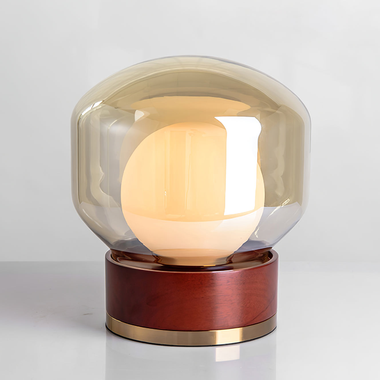 Lampe de Table Géométrique - Lumière Chaude et Accueillante