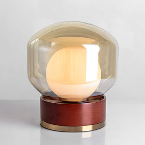 Lampe de Table Géométrique - Lumière Chaude et Accueillante