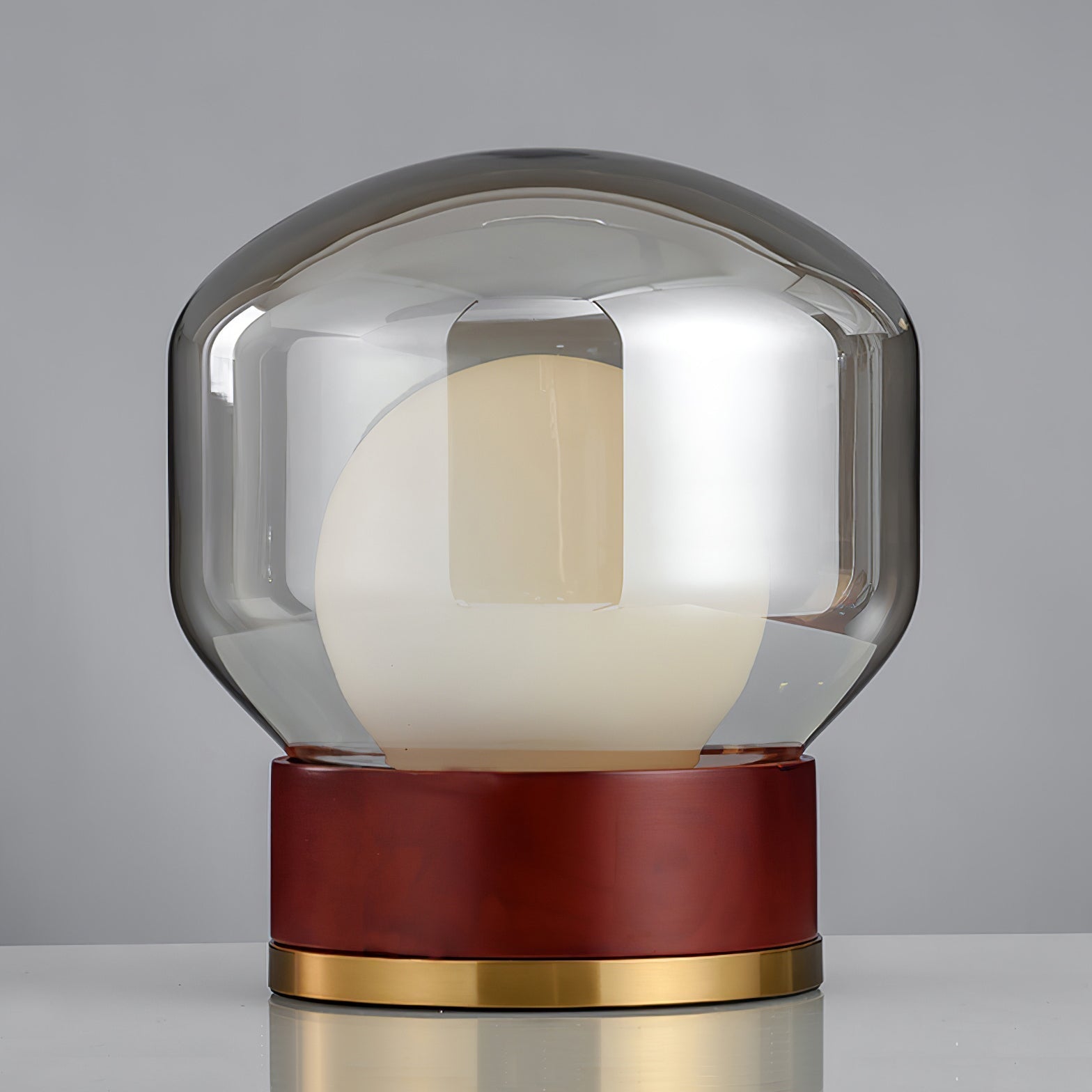 Lampe de Table Géométrique - Lumière Chaude et Accueillante
