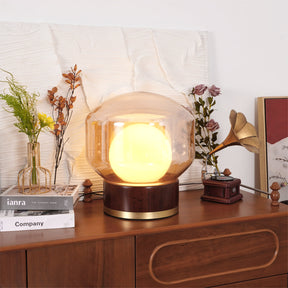 Lampe de Table Géométrique - Lumière Chaude et Accueillante
