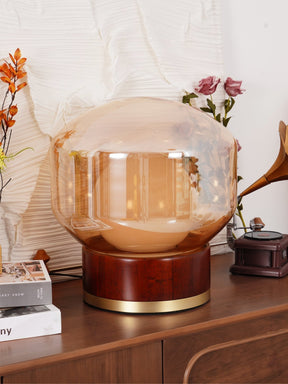 Lampe de Table Géométrique - Lumière Chaude et Accueillante