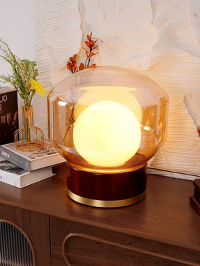 Lampe de Table Géométrique - Lumière Chaude et Accueillante