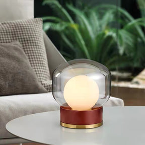 Lampe de Table Géométrique - Lumière Chaude et Accueillante
