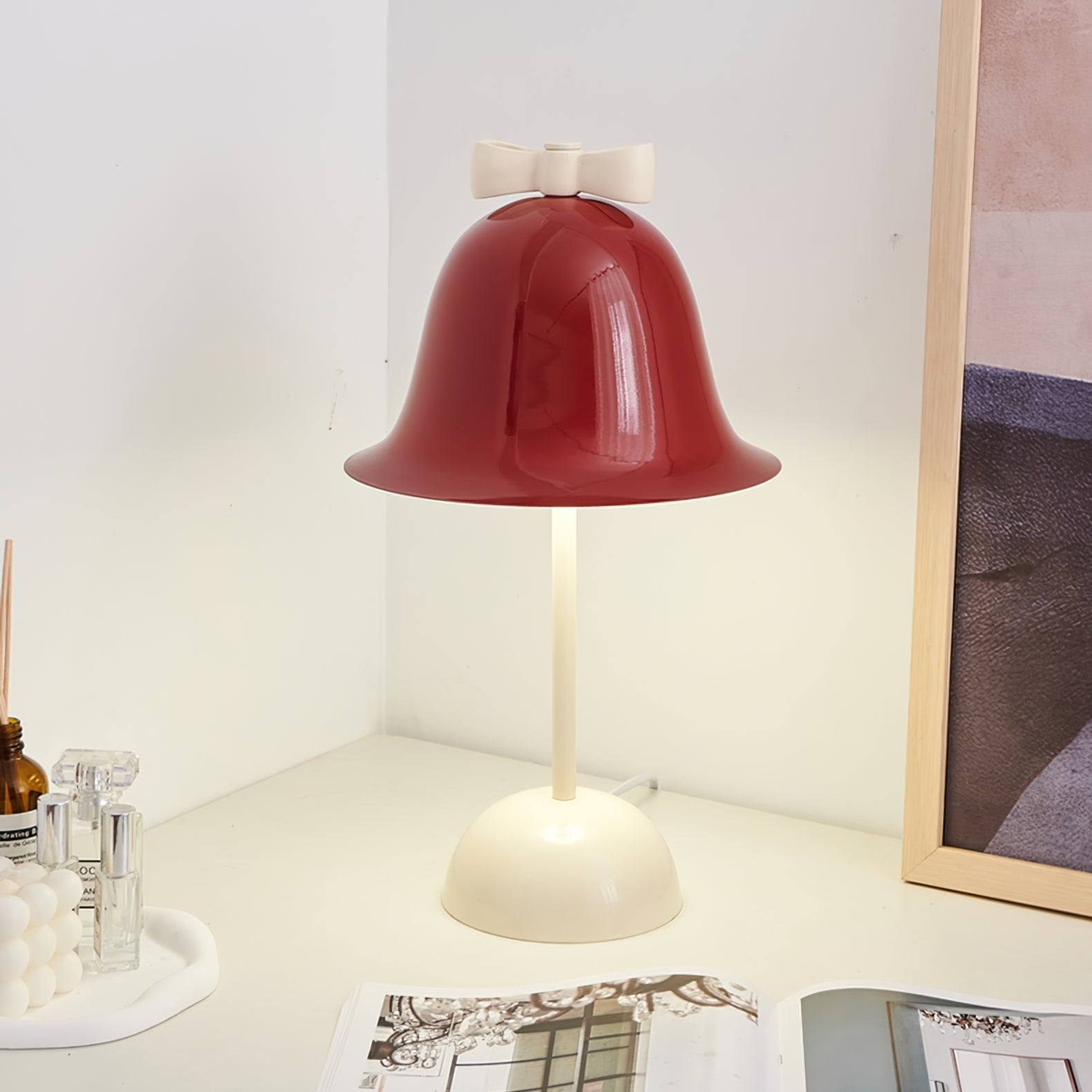 Lampe de Table Apaisante - Design de Papillon et Éclairage Doux