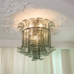 Plafonnier en Verre Italien - Élégance et Raffinement pour Intérieur