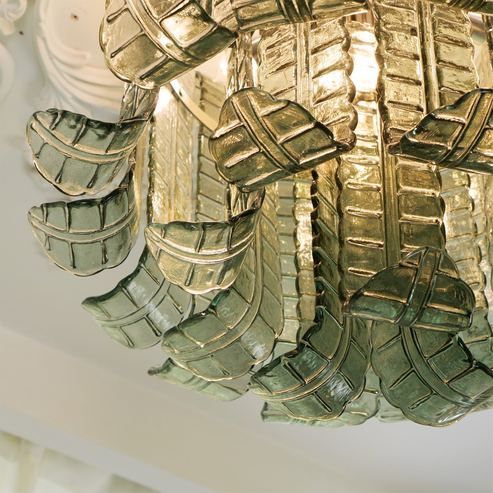 Plafonnier en Verre Italien - Élégance et Raffinement pour Intérieur