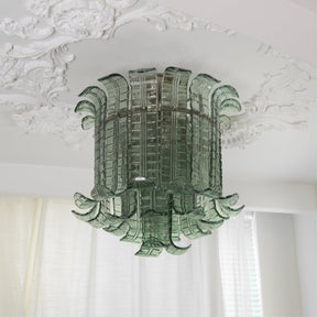 Plafonnier en Verre Italien - Élégance et Raffinement pour Intérieur