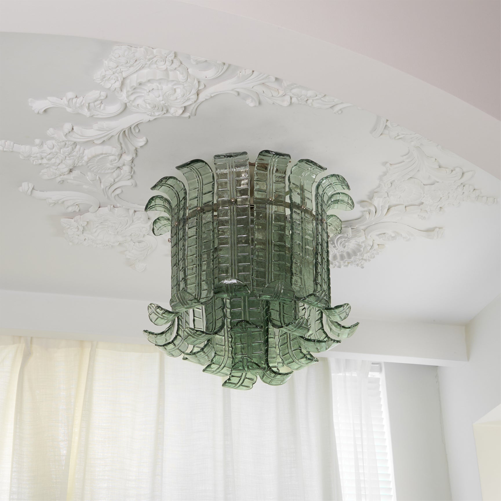 Plafonnier en Verre Italien - Élégance et Raffinement pour Intérieur