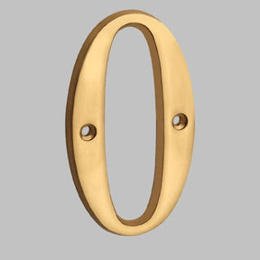 Numéros de Maison en Laiton Massif - Design Classique et Durable
