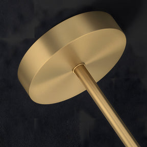Lampe de Bureau LED Minimaliste - Éclairage Élégant avec Détails en Laiton