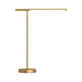 Lampe de Bureau LED Minimaliste - Éclairage Élégant avec Détails en Laiton