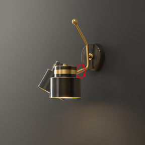 Applique Murale Moderne Noire - Éclairage Économe en Énergie et Durable