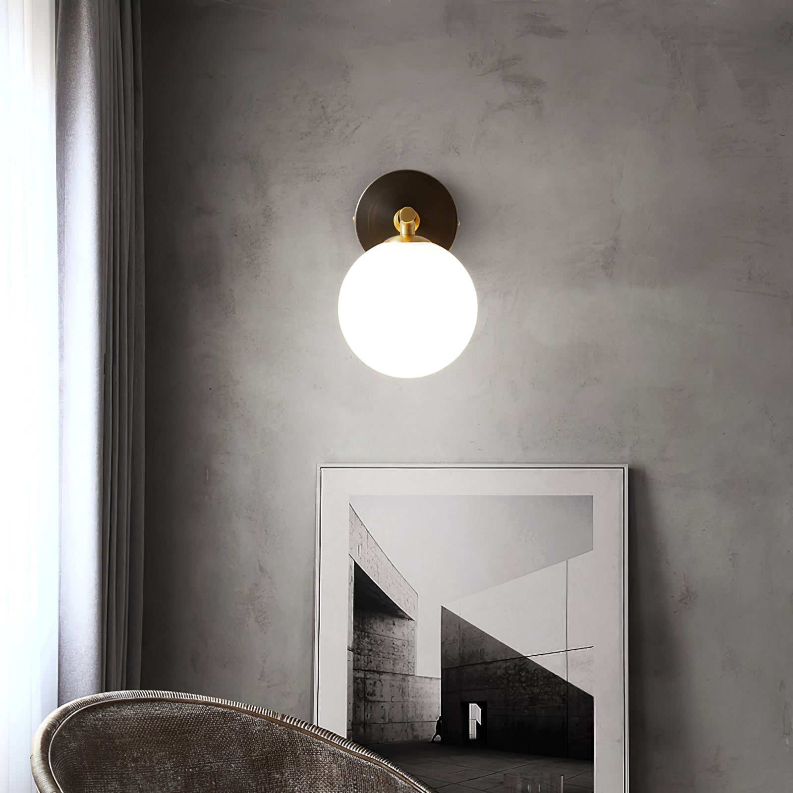 Applique Murale en Or Design Élégant - Luxe Mondial et Éclairage LED Durable
