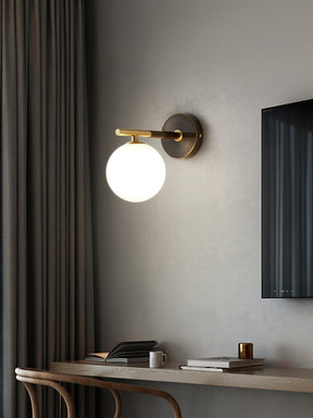 Applique Murale en Or Design Élégant - Luxe Mondial et Éclairage LED Durable