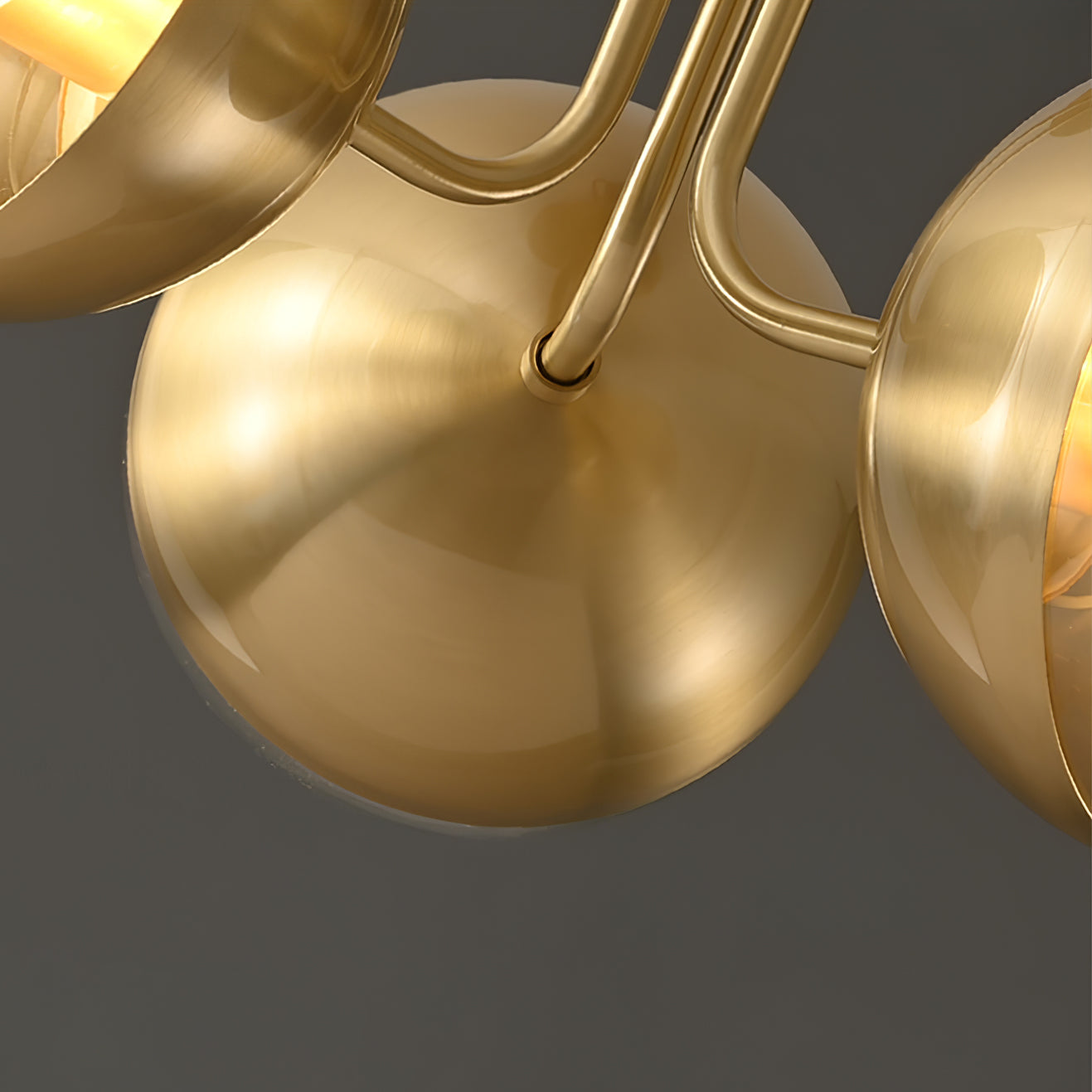 Luminaire de Plafond Luxueux - Design Industriel en Verre et Métal
