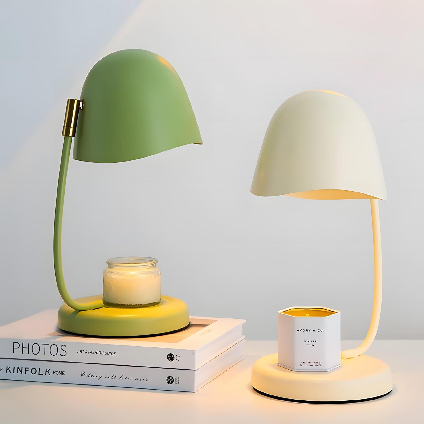 Lampe à Bougie Moderne en Métal - Ambiance Chaleureuse et Élégante
