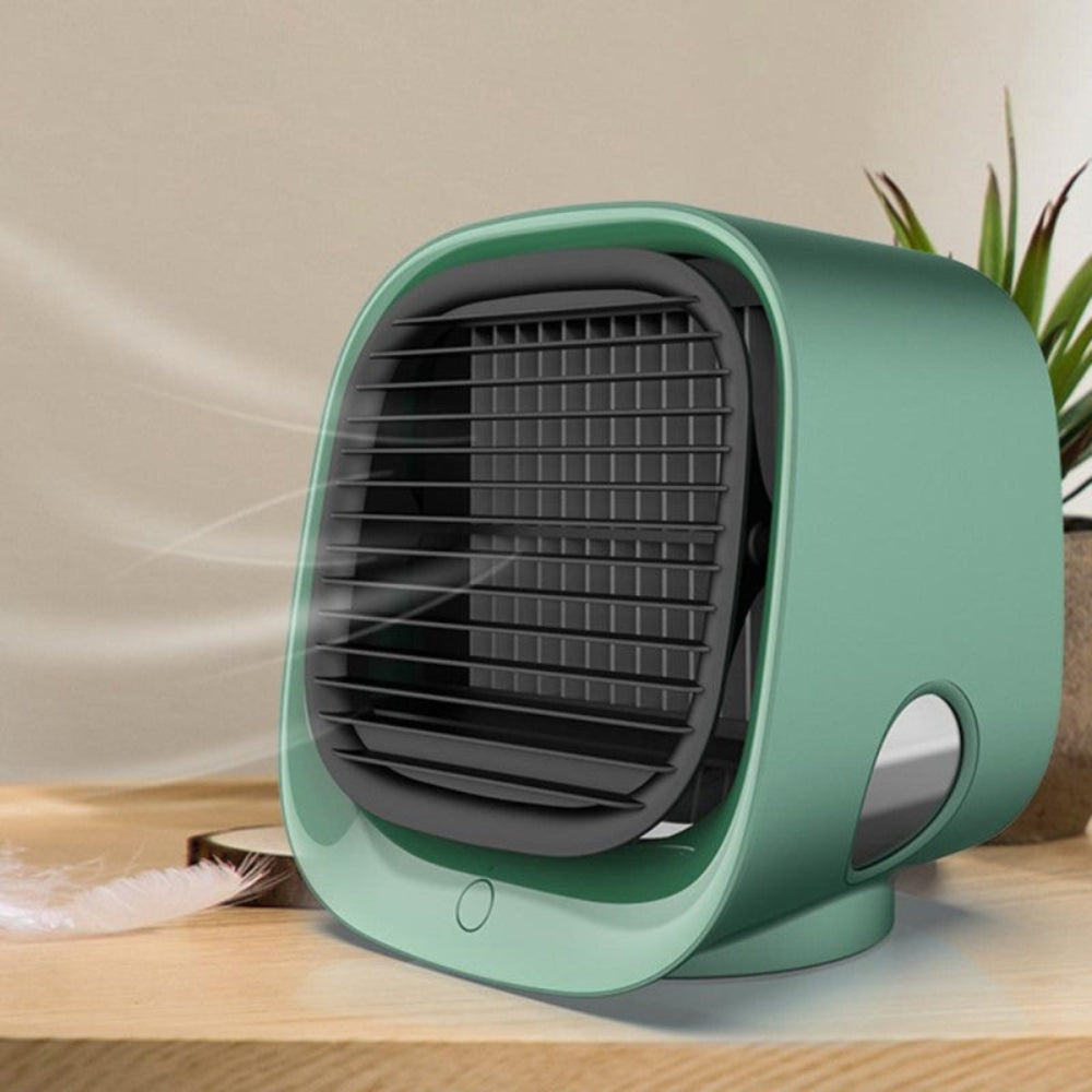 Refroidisseur d'air et Humidificateur 2-en-1 - Silencieux et Compact pour Petites Pièces