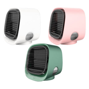 Refroidisseur d'air et Humidificateur 2-en-1 - Silencieux et Compact pour Petites Pièces