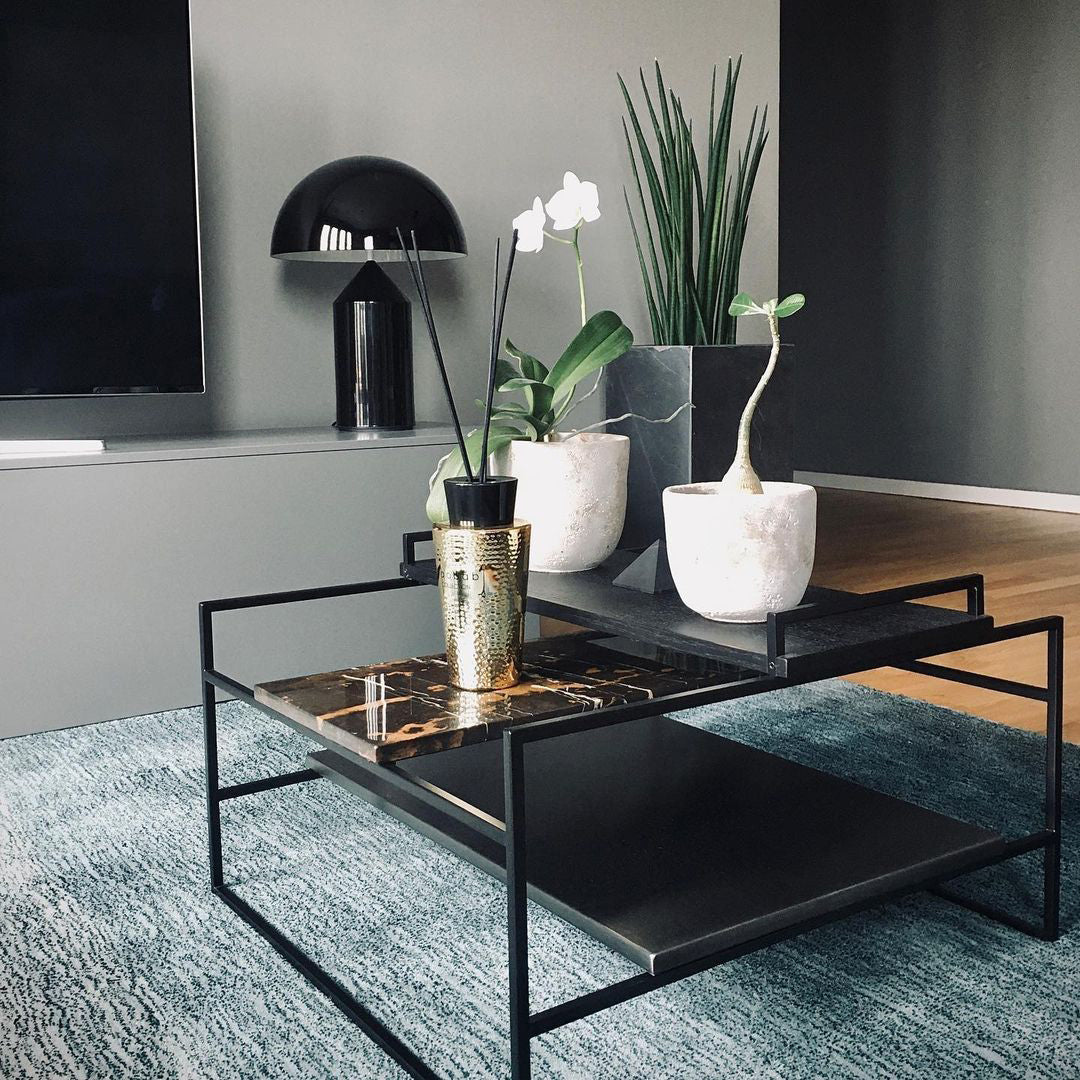 Lampe de Bureau Géométrique - Élégance Minimaliste et Éclairage Ambiant
