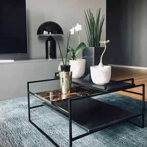 Lampe de Bureau Géométrique - Élégance Minimaliste et Éclairage Ambiant