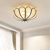 Lampe de Plafond en Rotin - Style Français avec Touche Moderne