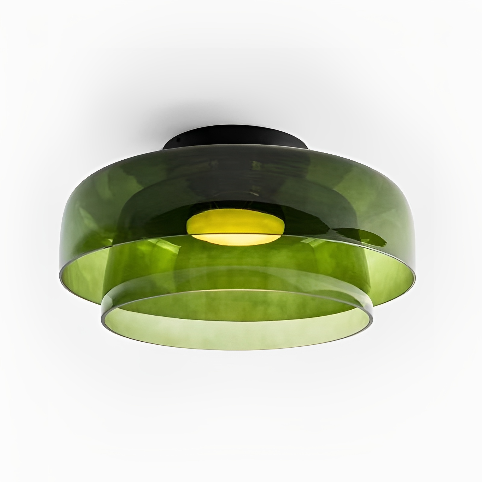Lampe Suspendue en Verre Stratifié - Design Bauhaus Minimaliste et Élégant