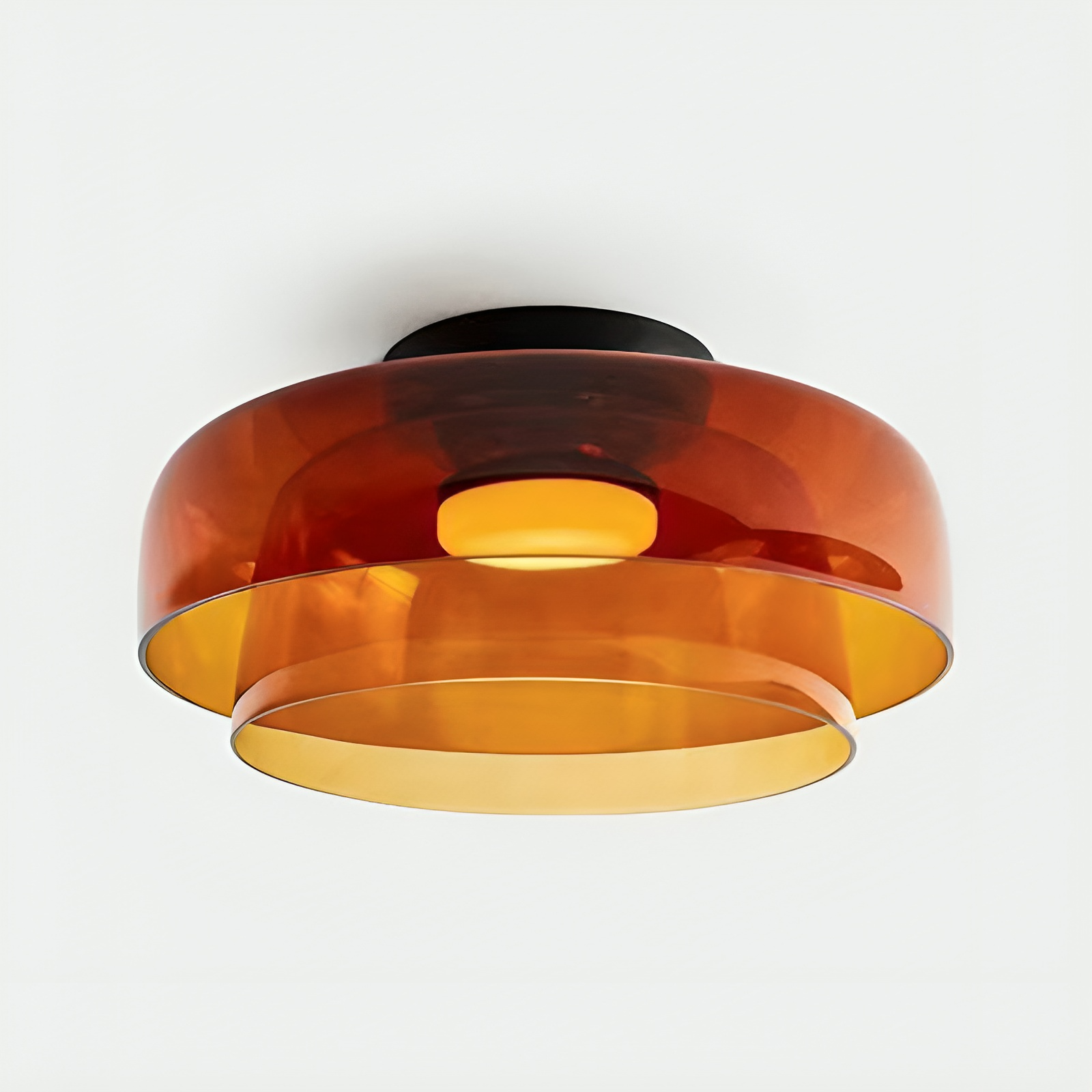 Lampe Suspendue en Verre Stratifié - Design Bauhaus Minimaliste et Élégant
