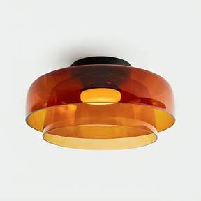 Lampe Suspendue en Verre Stratifié - Design Bauhaus Minimaliste et Élégant