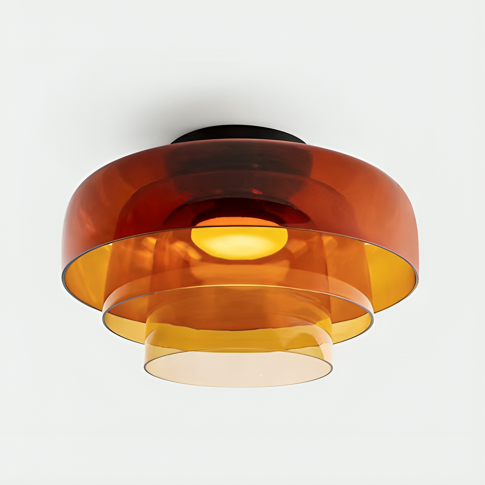 Lampe Suspendue en Verre Stratifié - Design Bauhaus Minimaliste et Élégant