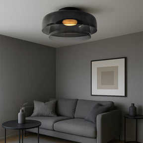 Lampe Suspendue en Verre Stratifié - Design Bauhaus Minimaliste et Élégant