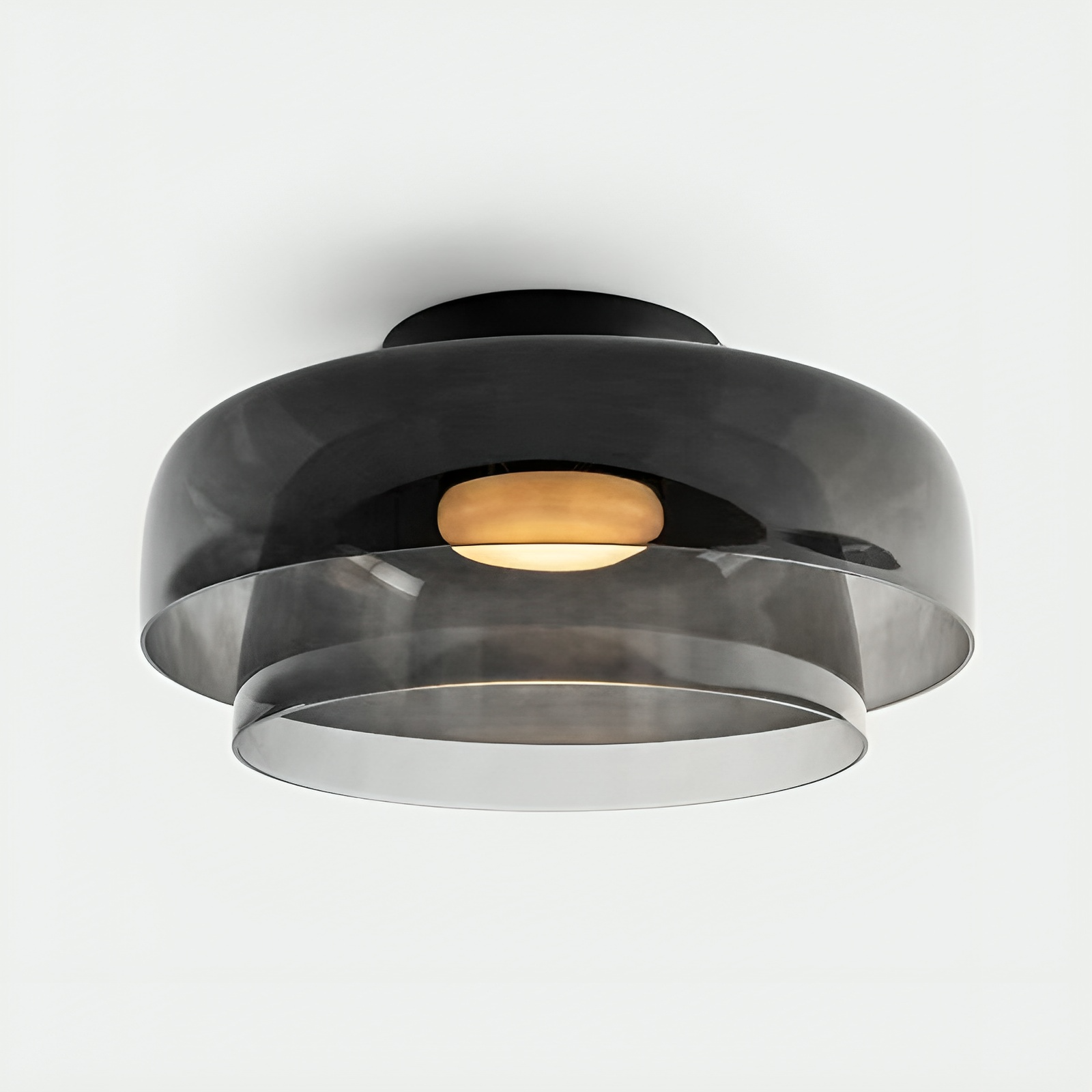 Lampe Suspendue en Verre Stratifié - Design Bauhaus Minimaliste et Élégant